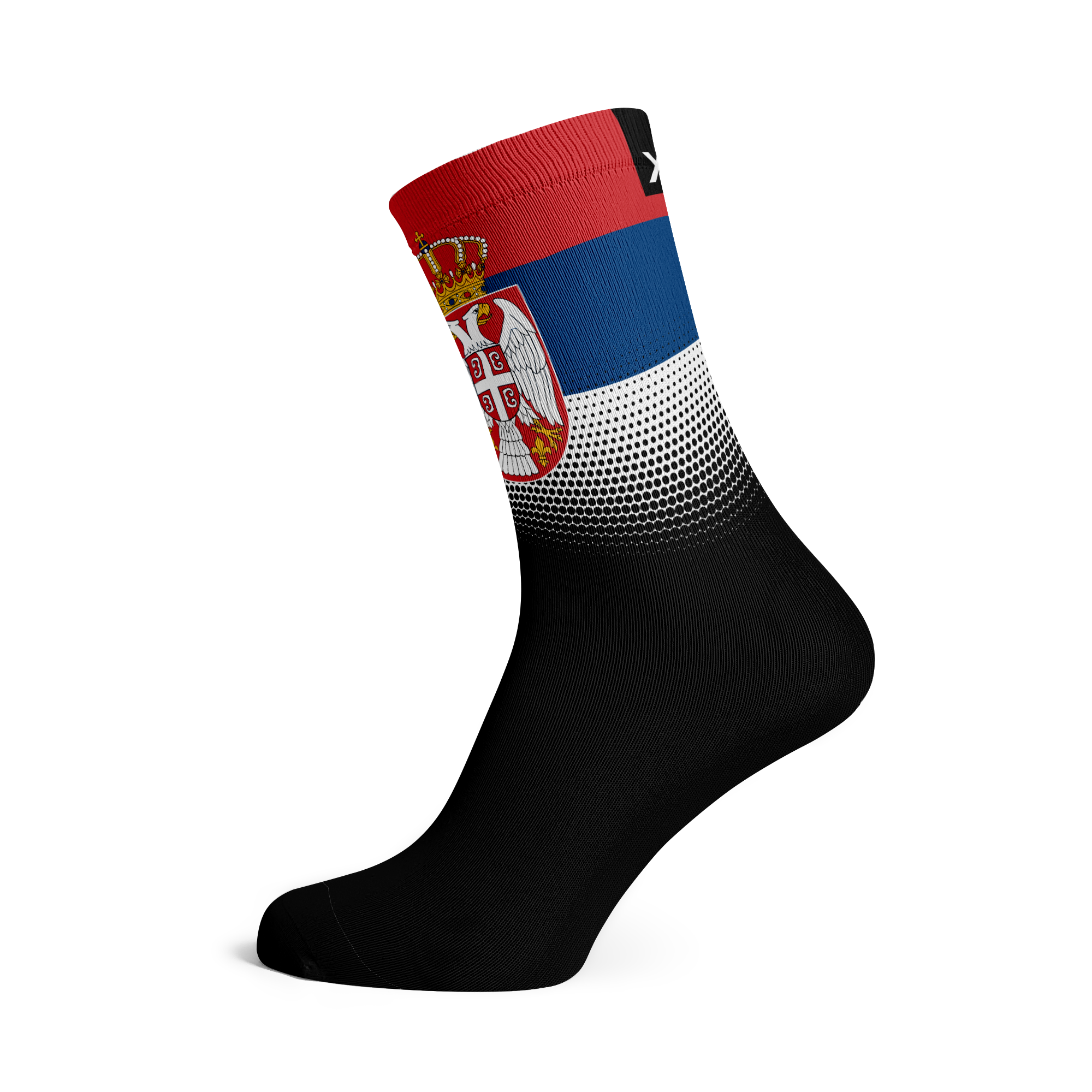 Serbia Flag Crew Socks