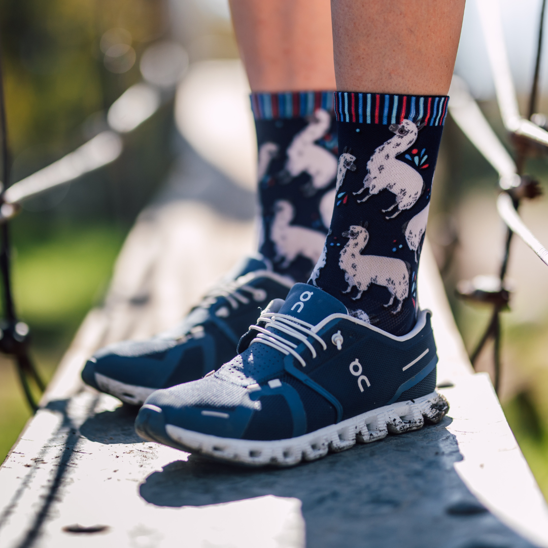 Alpacas Casual Crew Socks