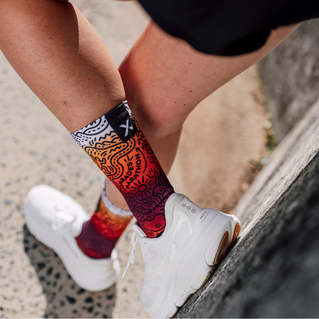 Comrades Marathon Sunset Crew Socks