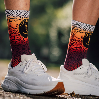 Comrades Marathon Sunset Crew Socks