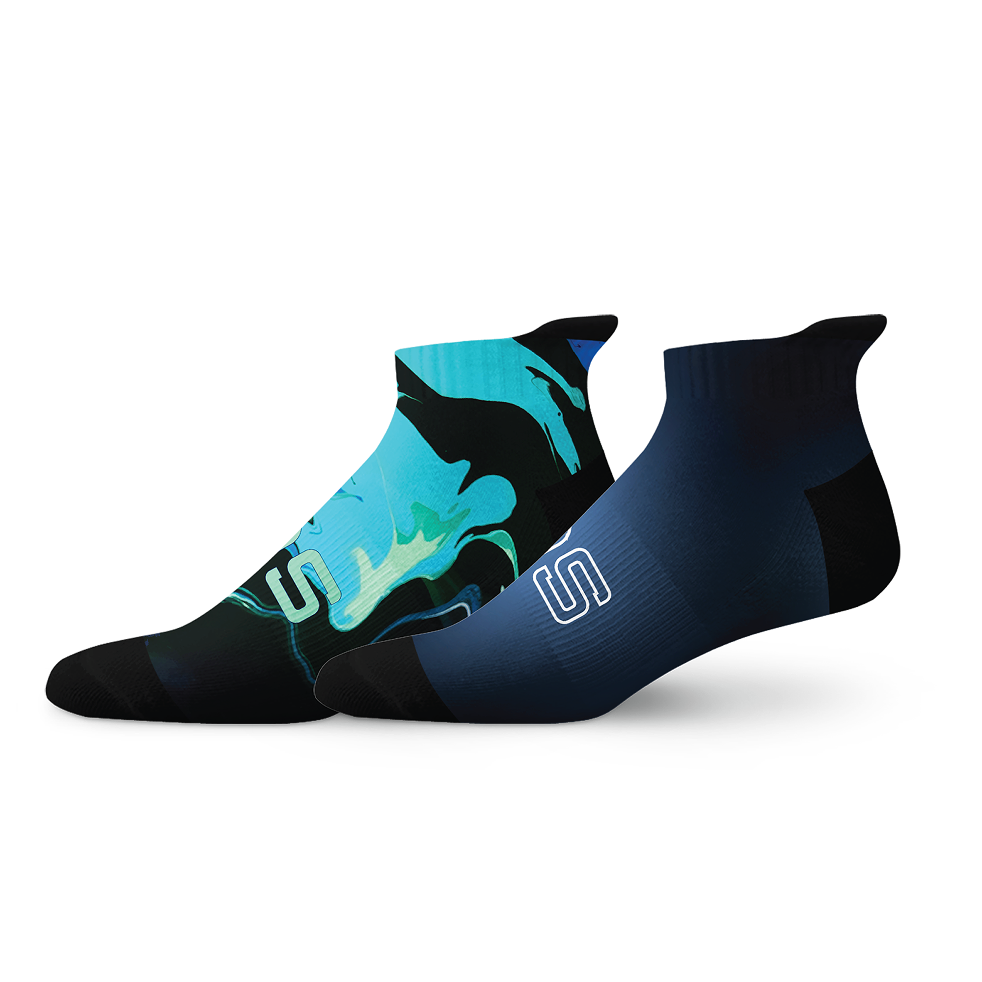 Acid Wash Tab Combo Socks