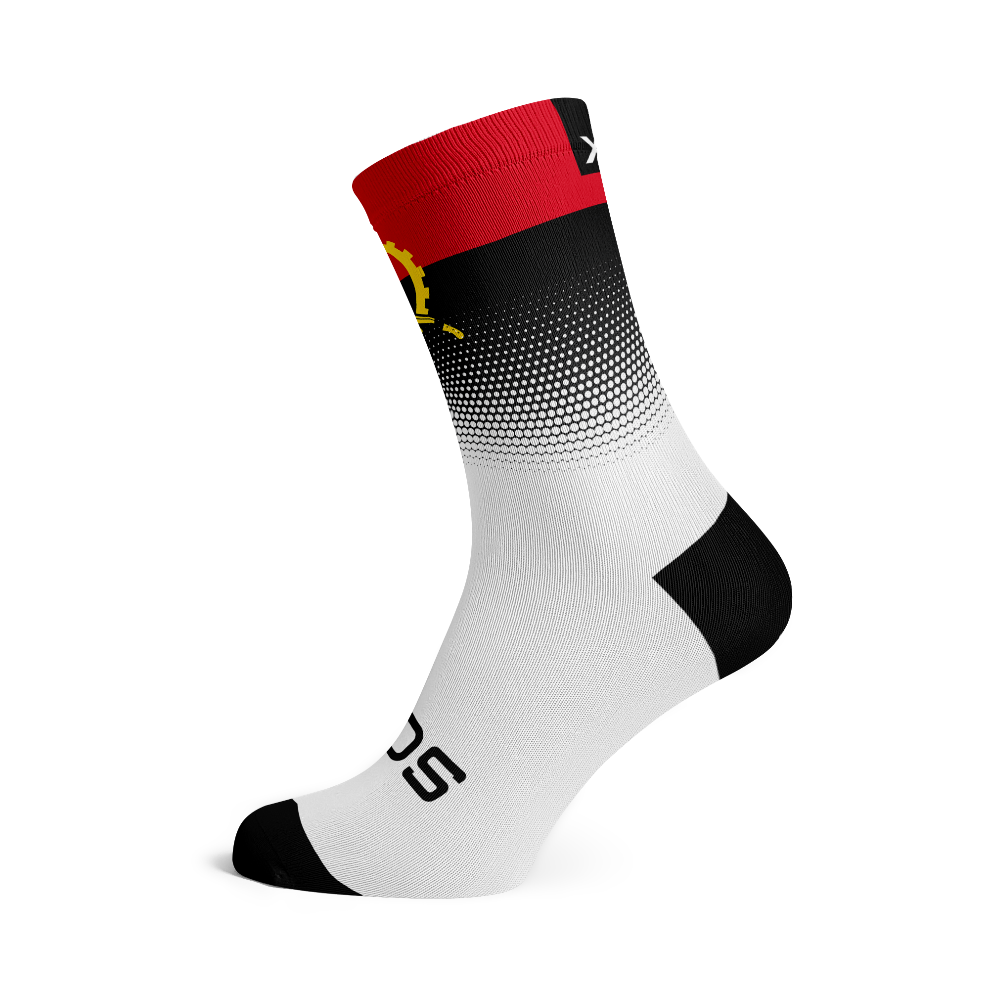 Angola Flag Crew Socks