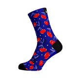 Blue Cherries Socks