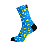 Blue Leopard Socks