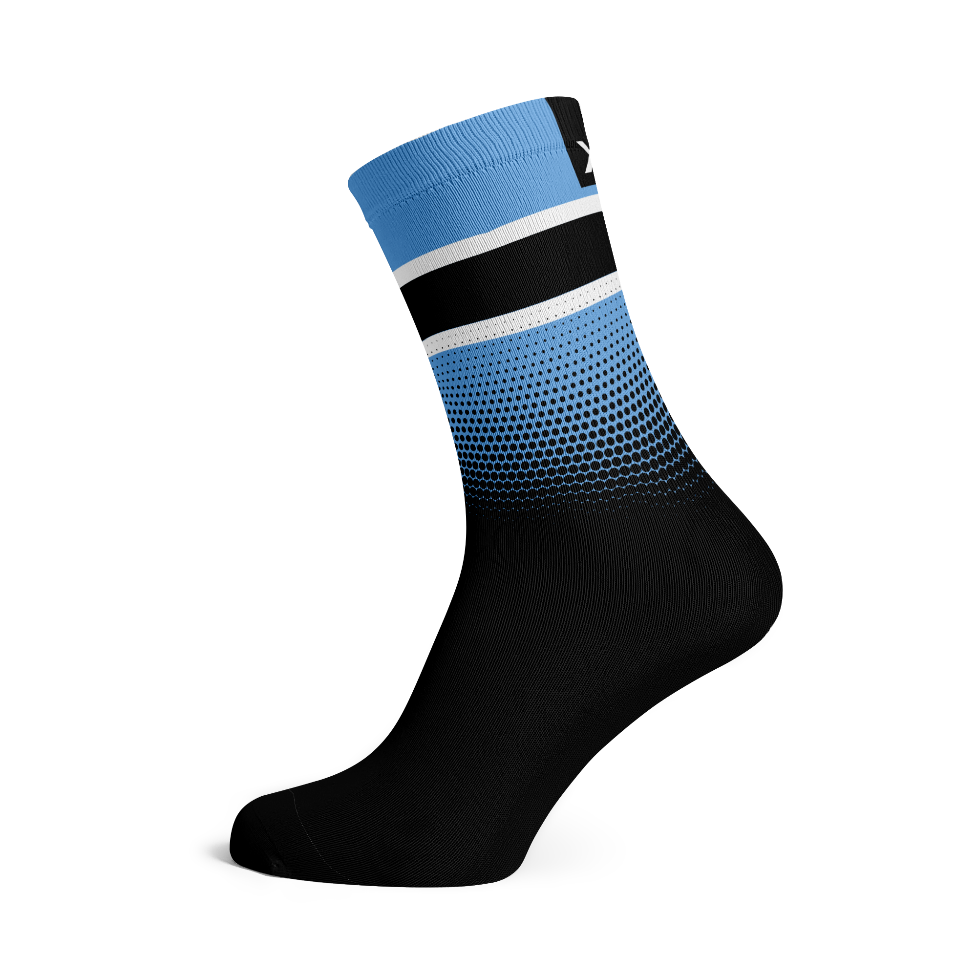 Botswana Flag Crew Socks