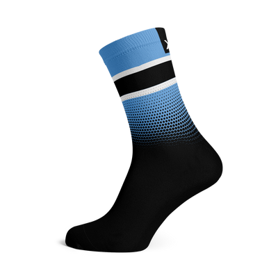 Botswana Flag Crew Socks