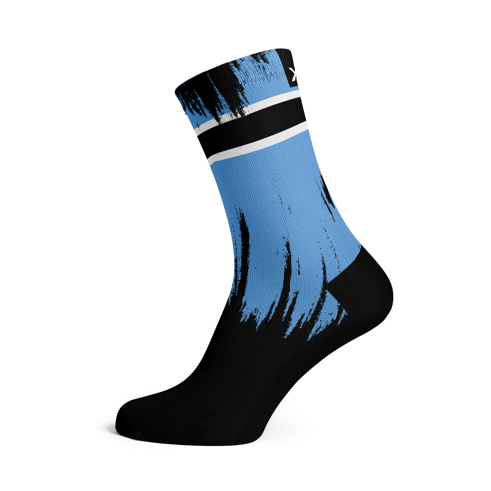 Botswana Splash Flag Crew Socks
