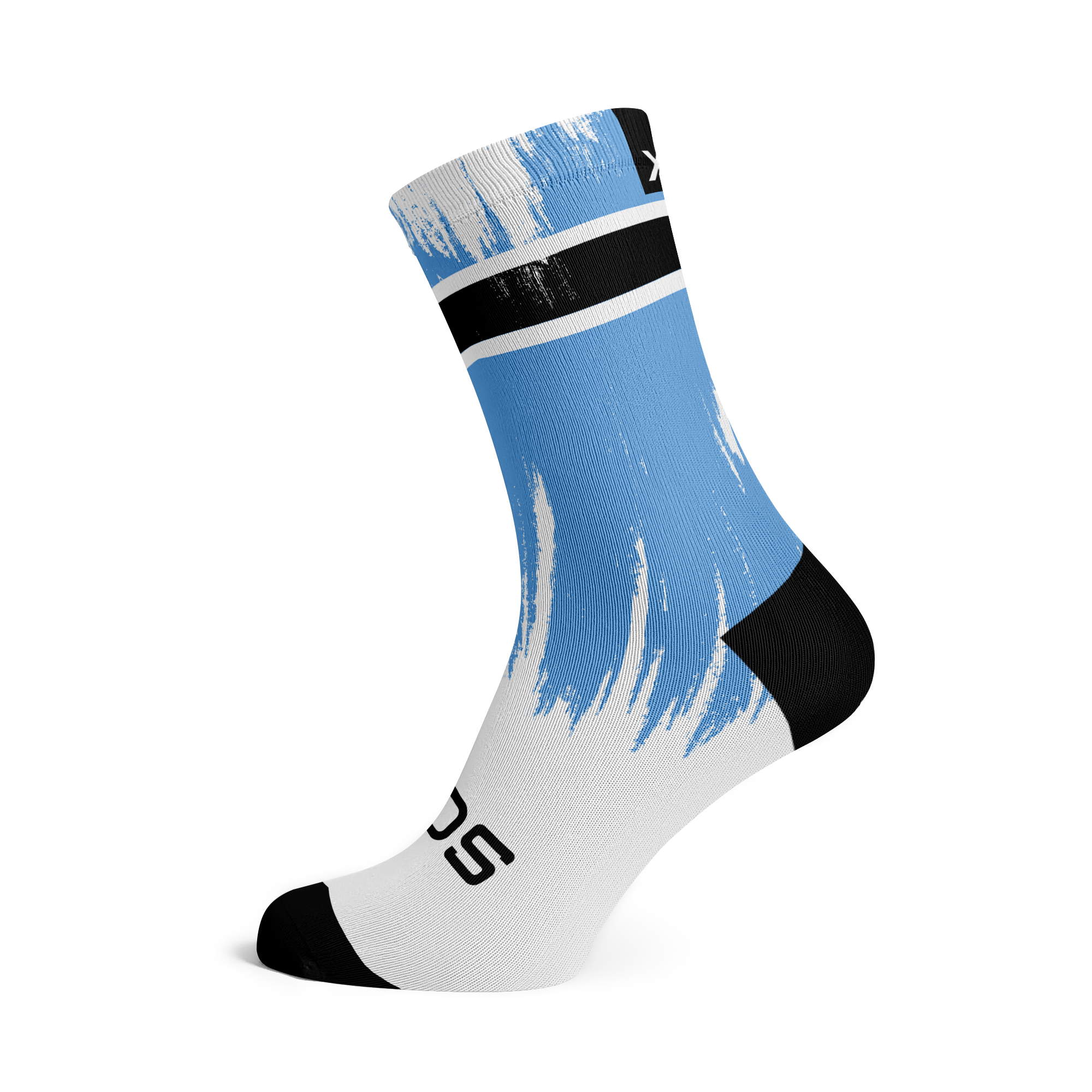 Botswana Splash Flag Crew Socks