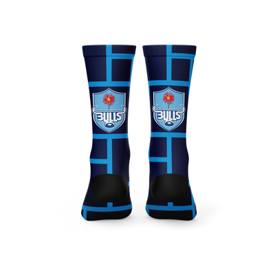 Bulls Square Rugby Crew Socks