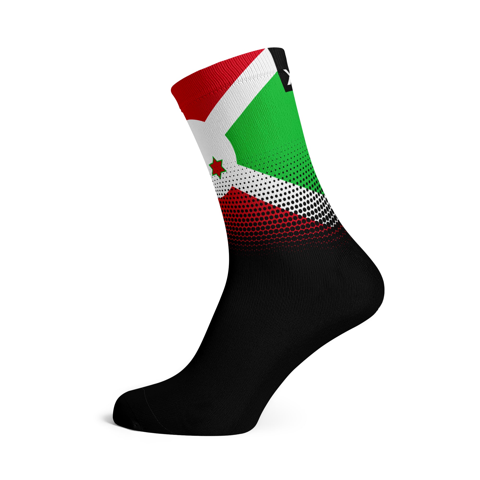 Burundi Flag Crew Socks