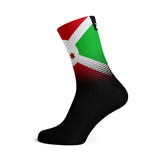 Burundi Flag Socks