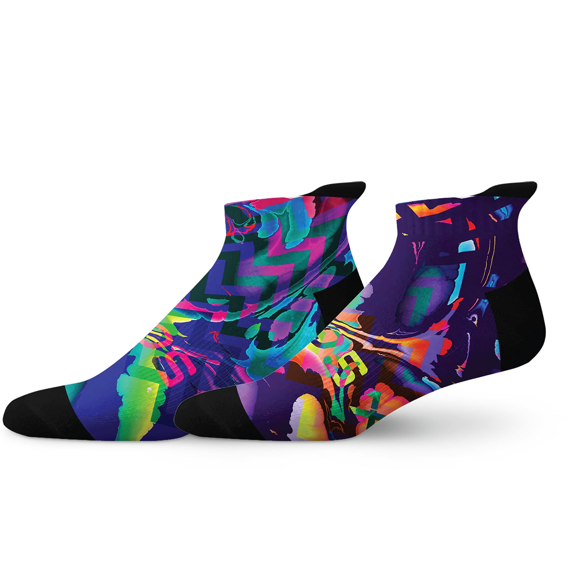 Colour Spill Tab Combo Socks