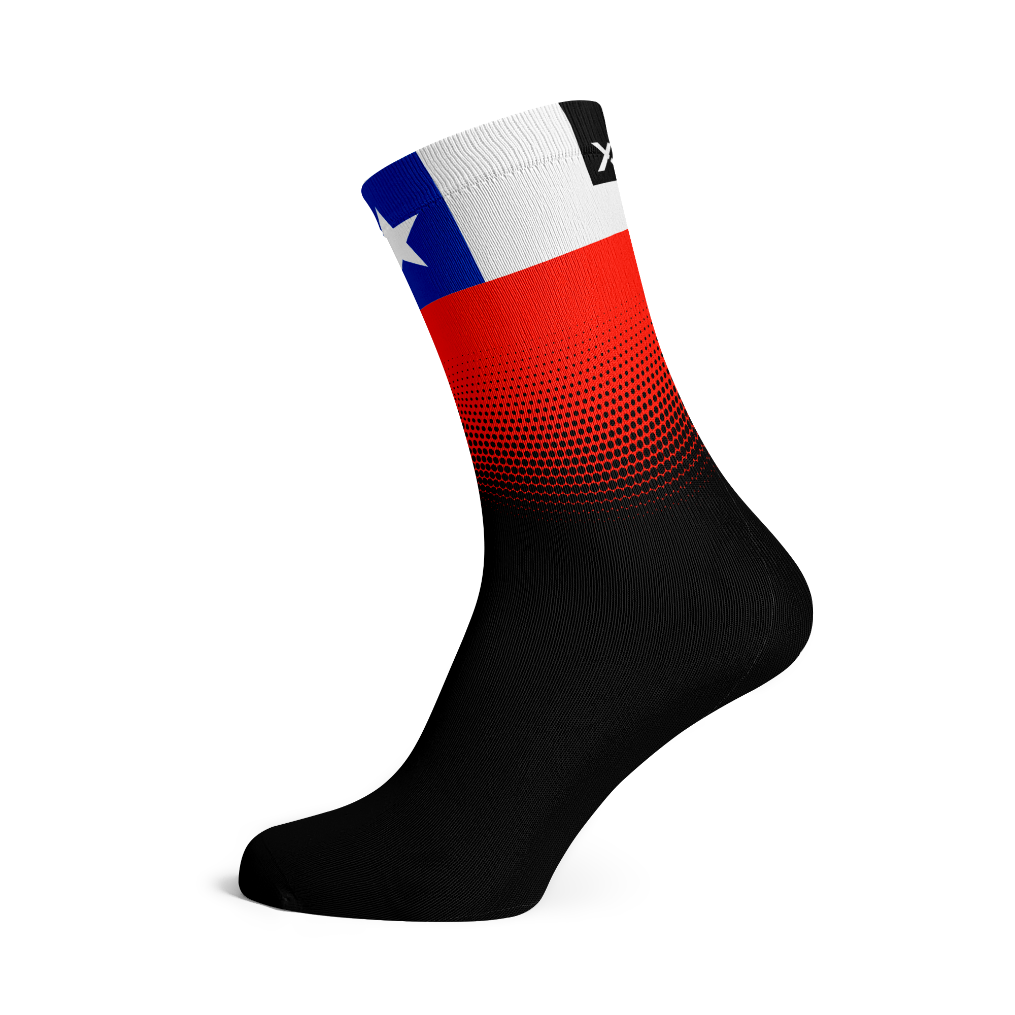 Chile Flag Crew Socks