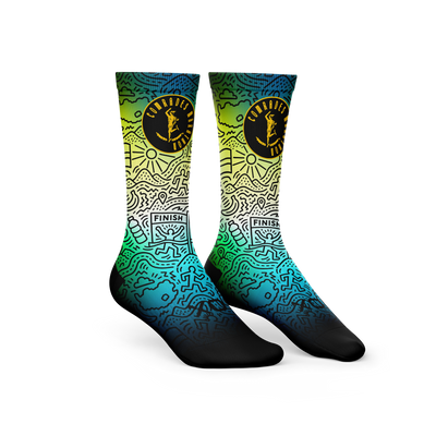 Comrades Marathon Sunrise Crew Socks