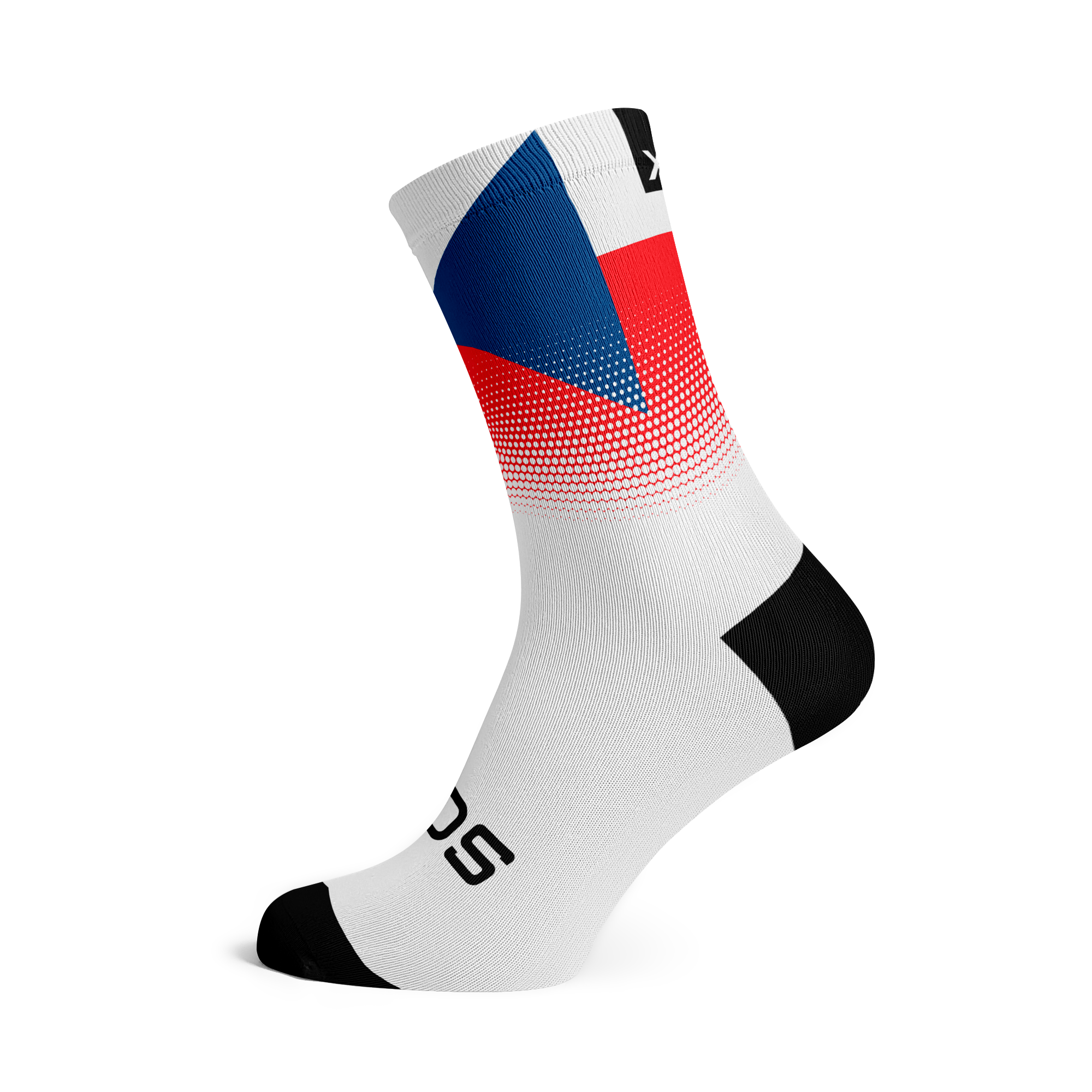Czech Republic Flag Crew Socks