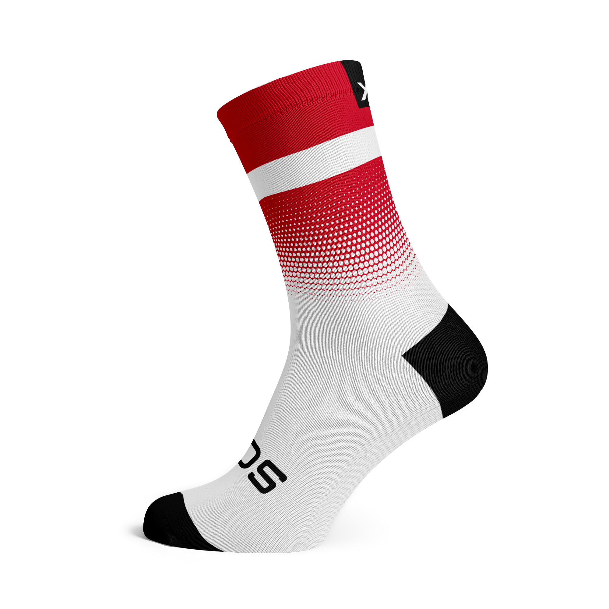 Denmark Flag Crew Socks