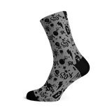 Doodle Grey Socks
