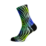 Electric Zebra Socks