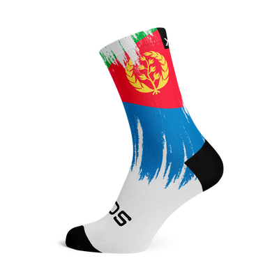 Eritrea Splash Flag Crew Socks