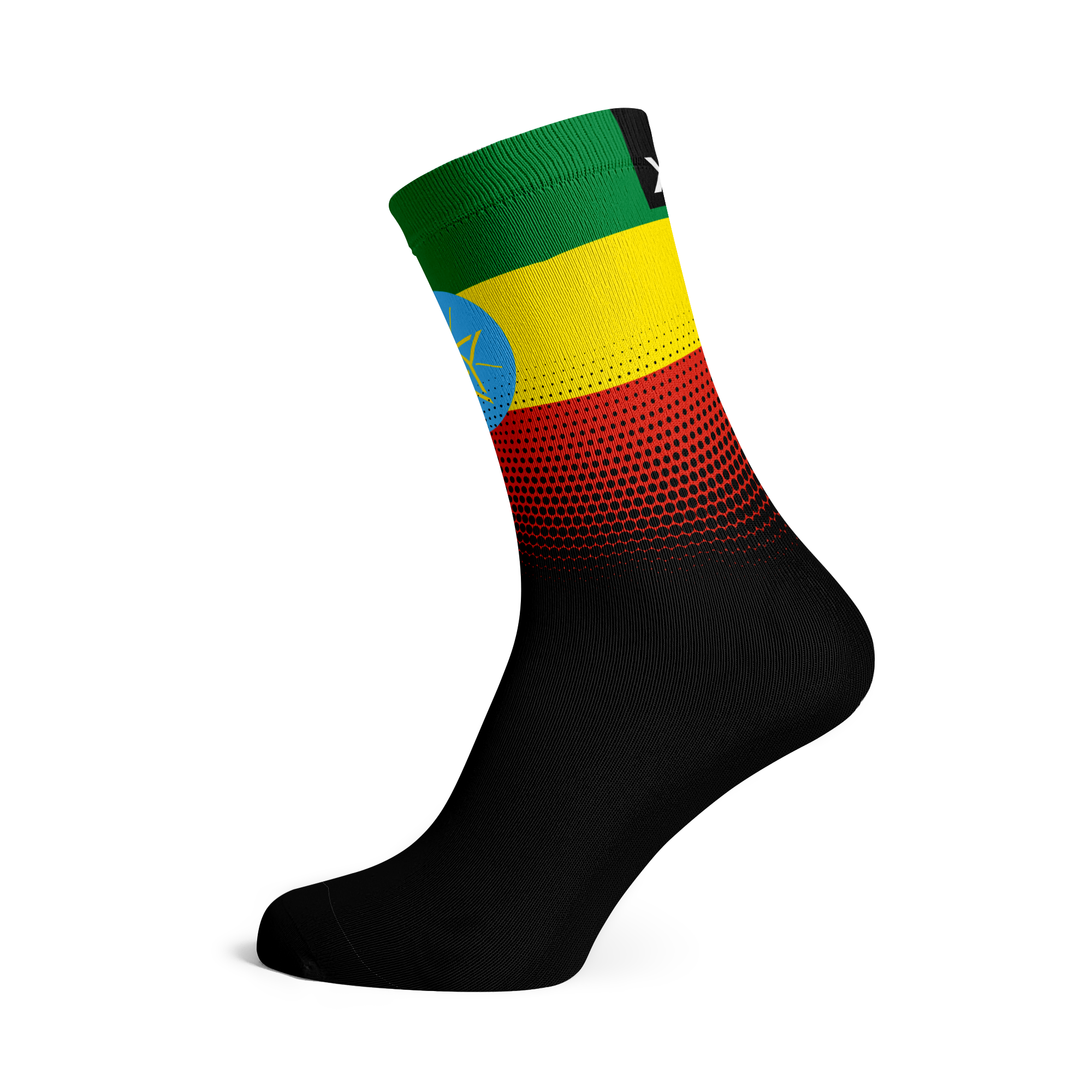 Ethiopia Flag Crew Socks