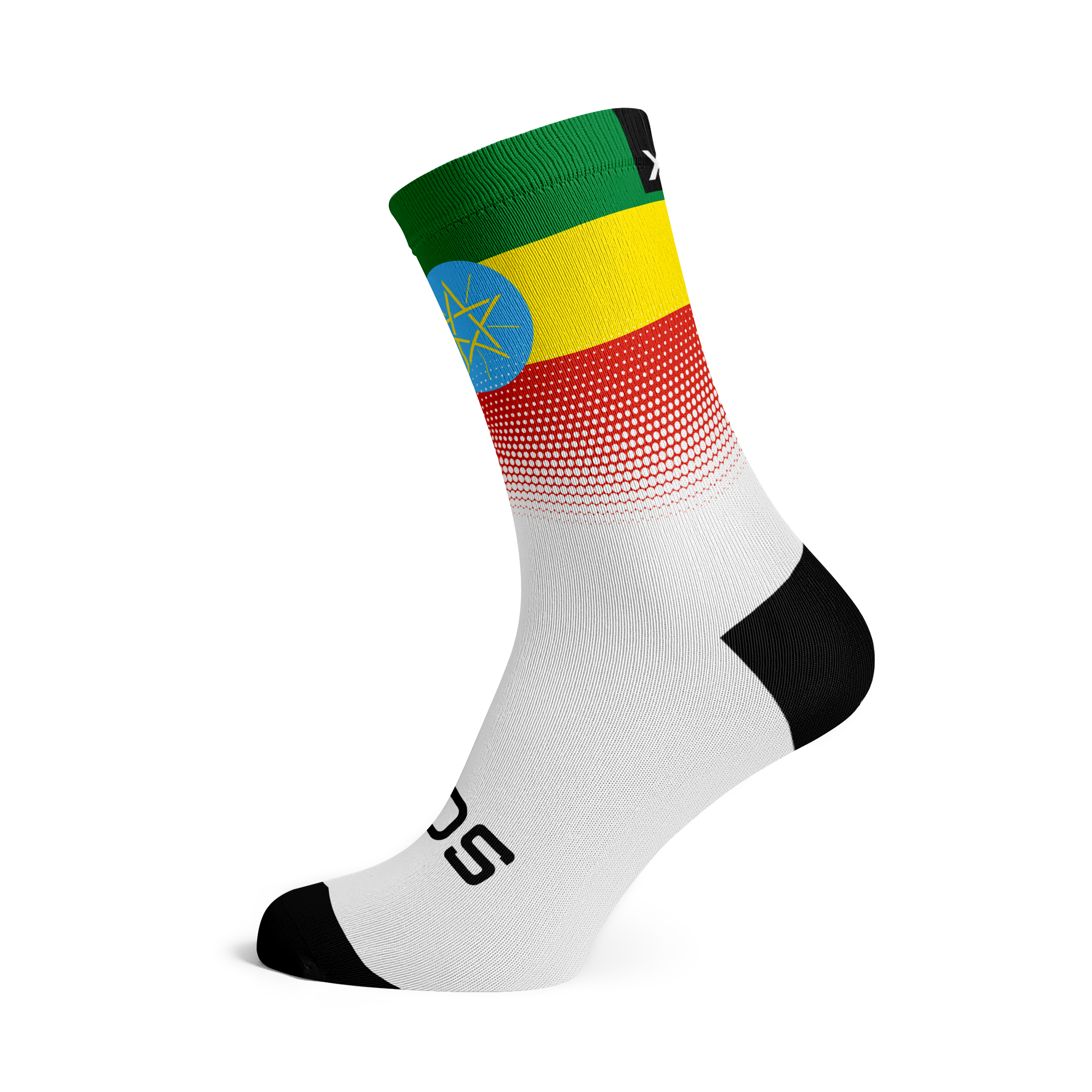 Ethiopia Flag Crew Socks