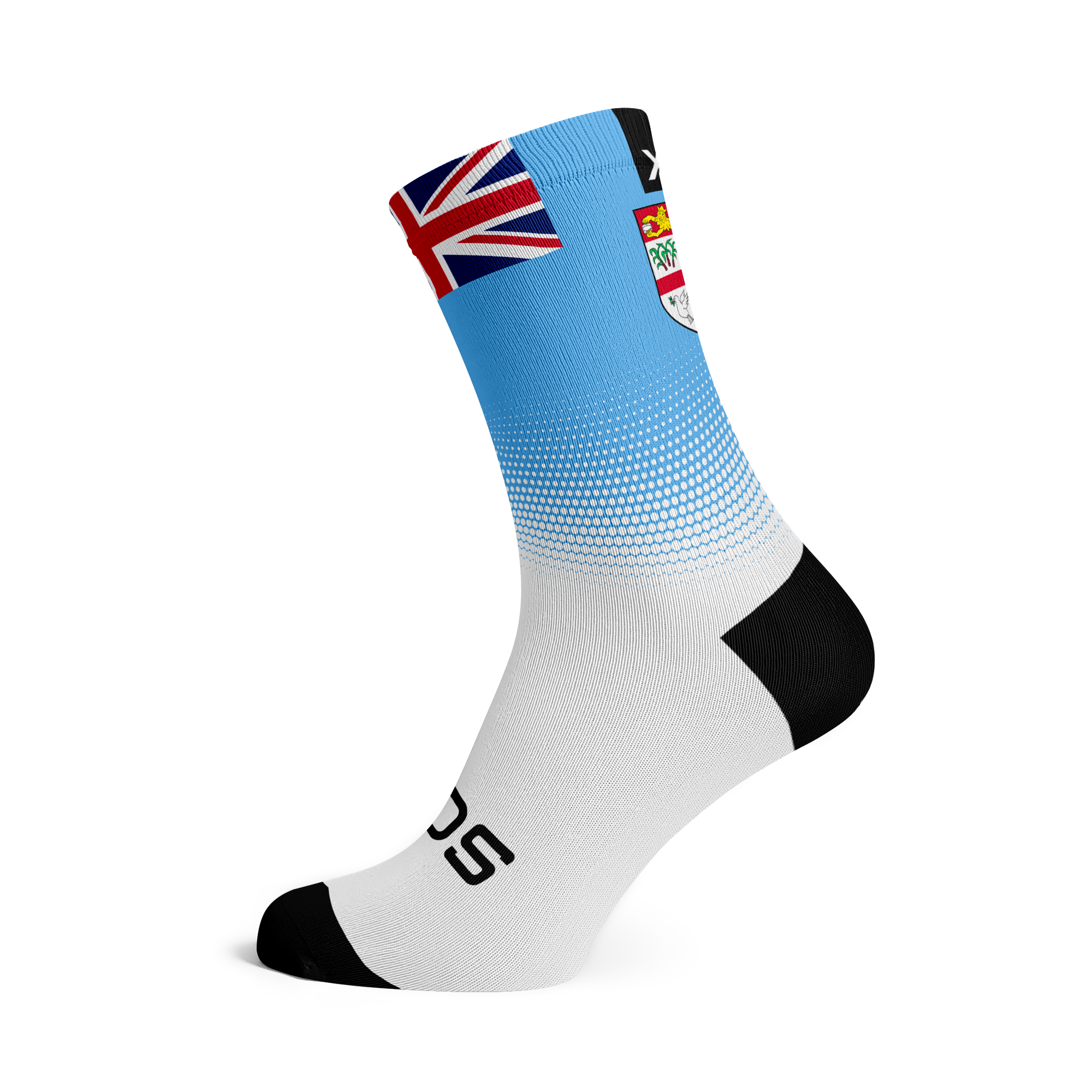 Fiji Flag Crew Socks