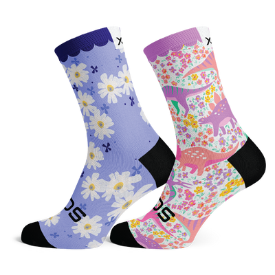 Wonderland & Garden Fairy Kids Crew Socks Combo