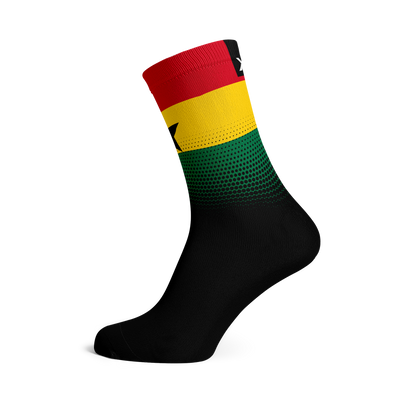 Ghana Flag Crew Socks