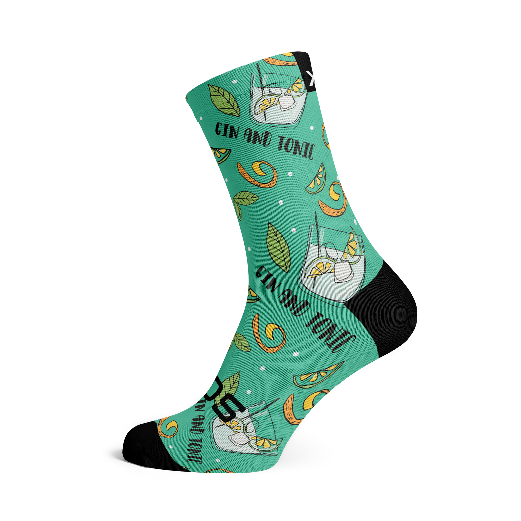 Gin Casual Crew Socks