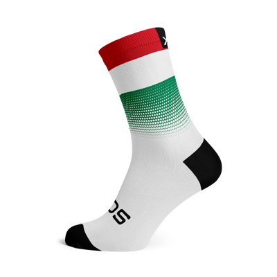 Hungary Flag Crew Socks