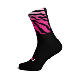 ILoveBoobies Pink Zebra Socks