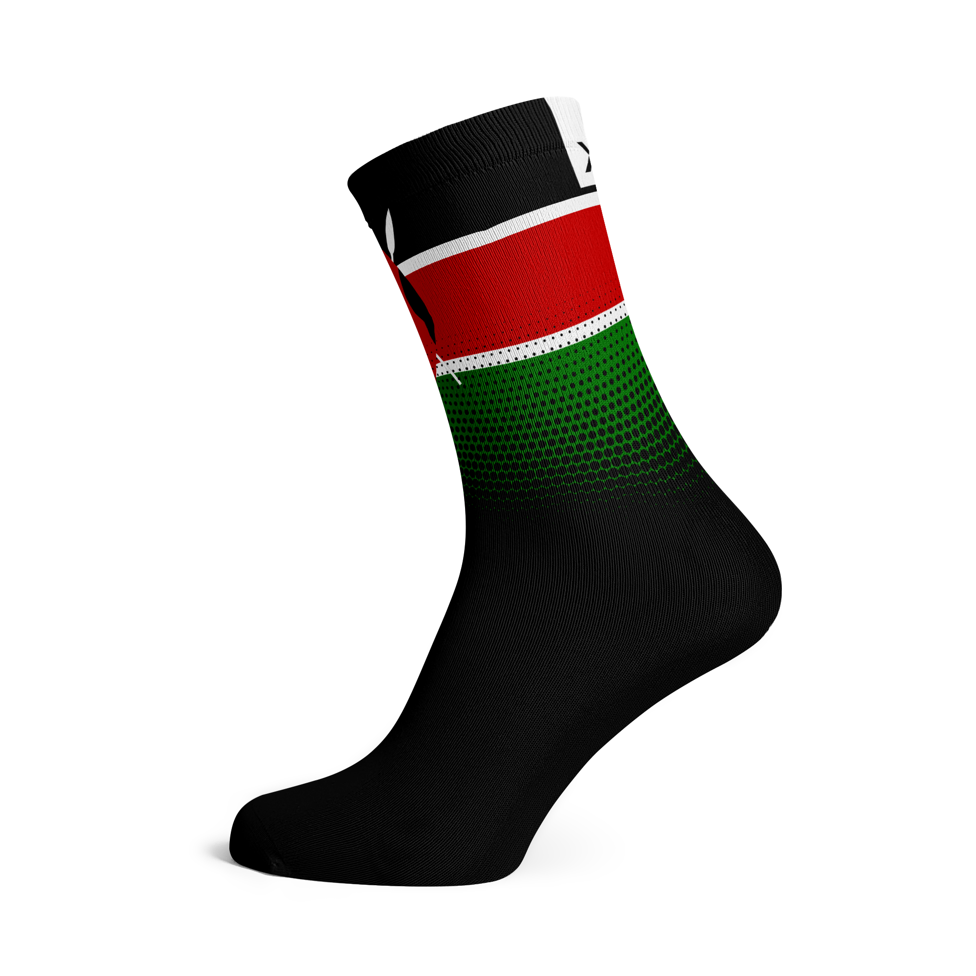 Kenya Flag Crew Socks