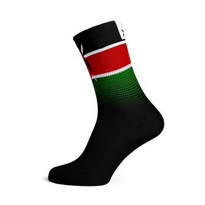 Kenya Flag Crew Socks