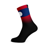 Laos Flag Socks