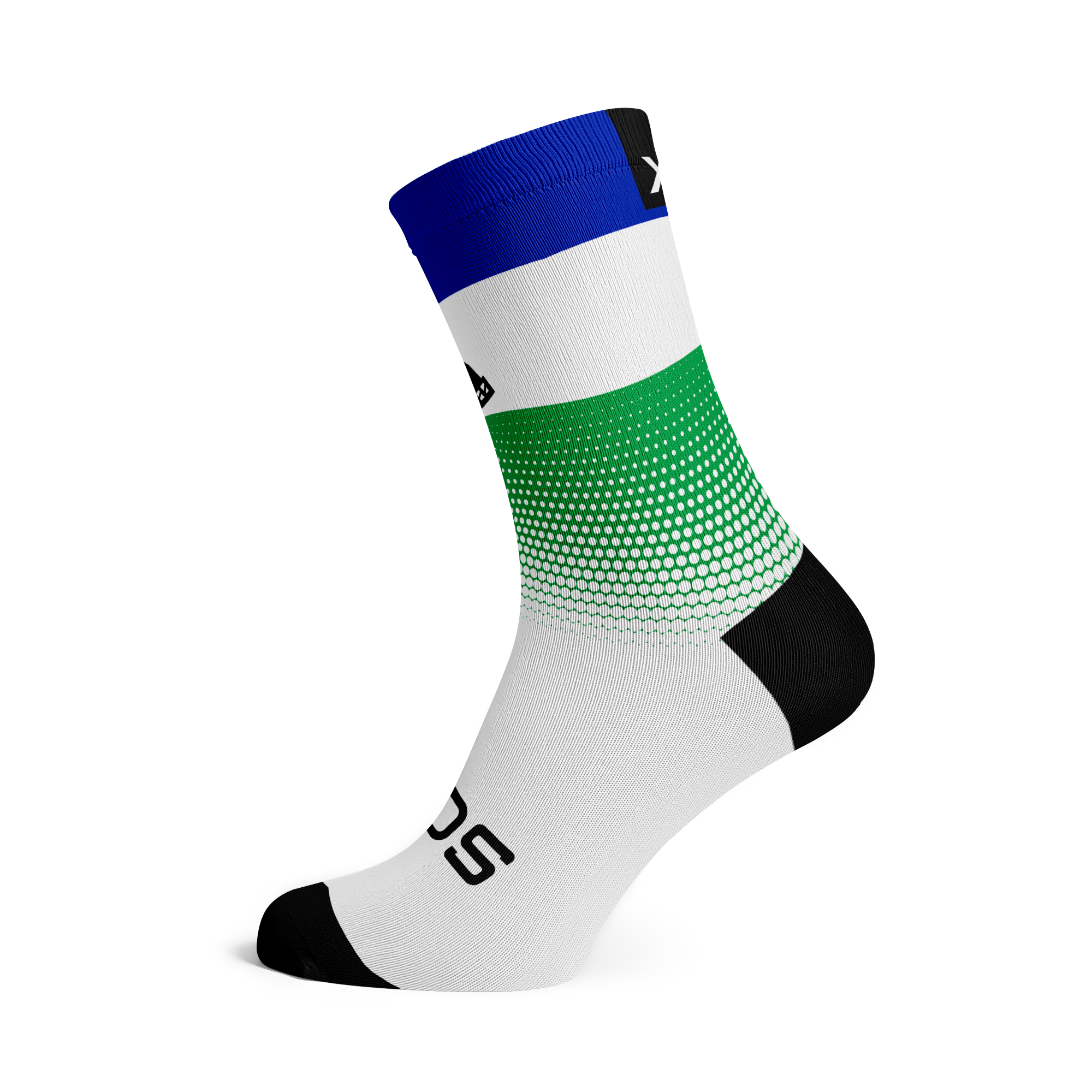 Lesotho Flag Crew Socks