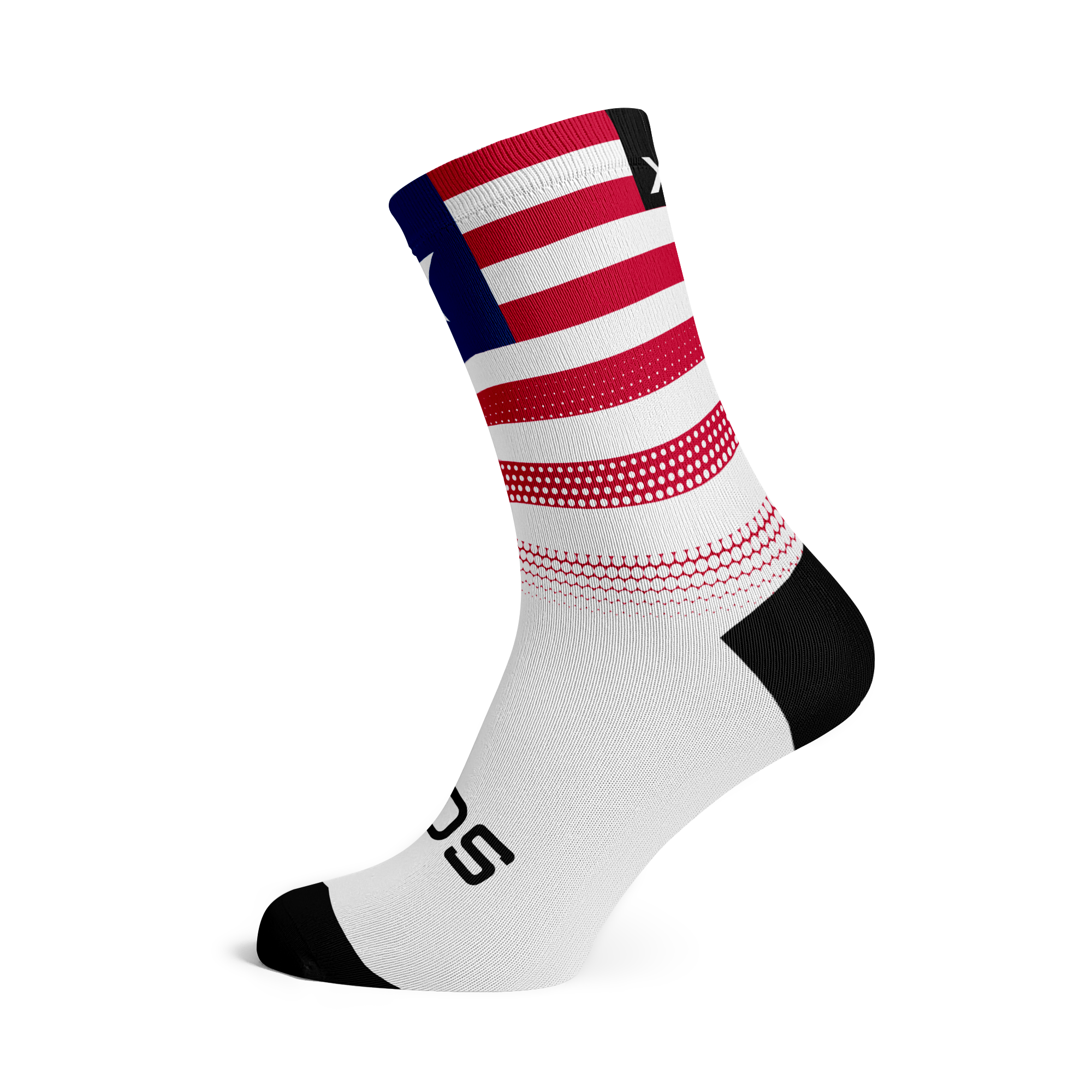Liberia Flag Crew Socks