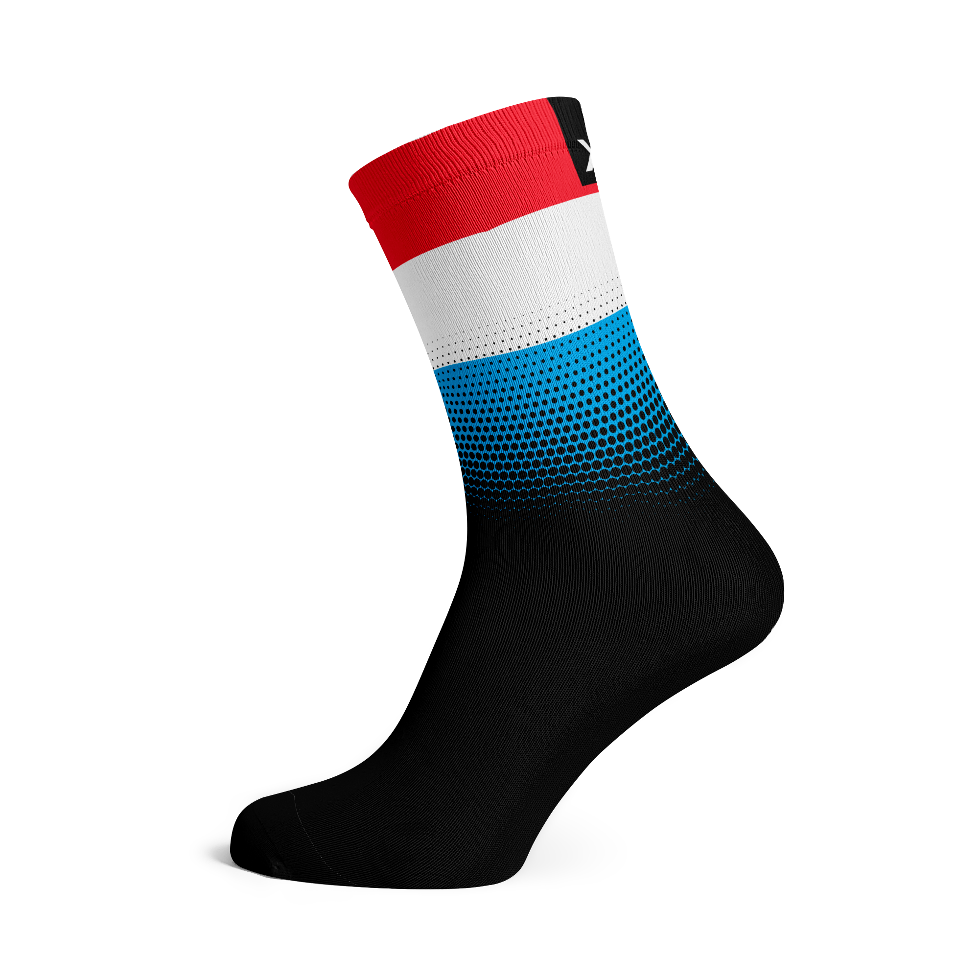 Luxembourg Flag Crew Socks