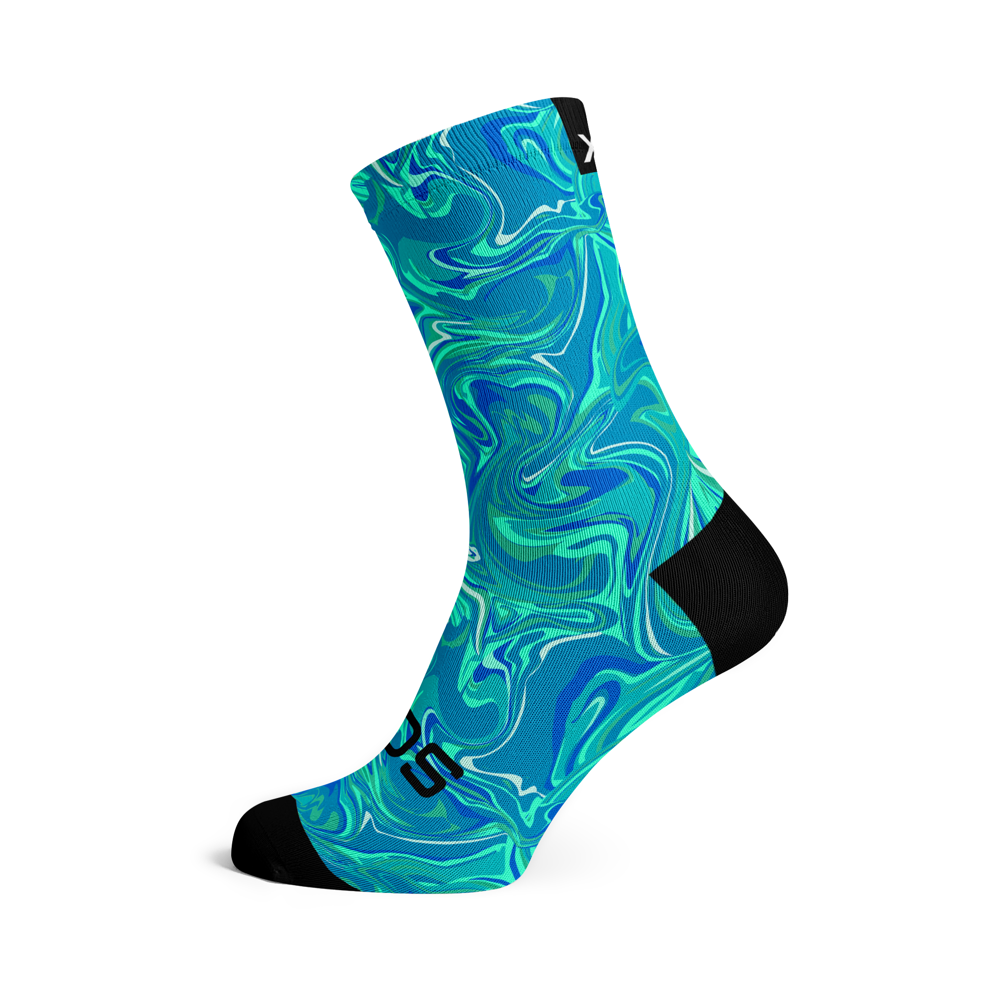 Marble Blue Socks