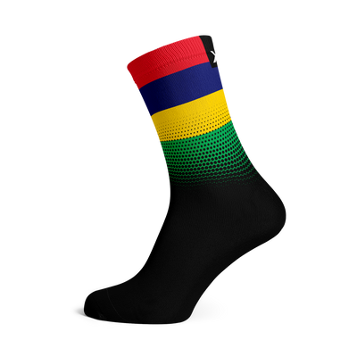 Mauritius Flag Crew Socks