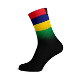 Mauritius Flag Socks