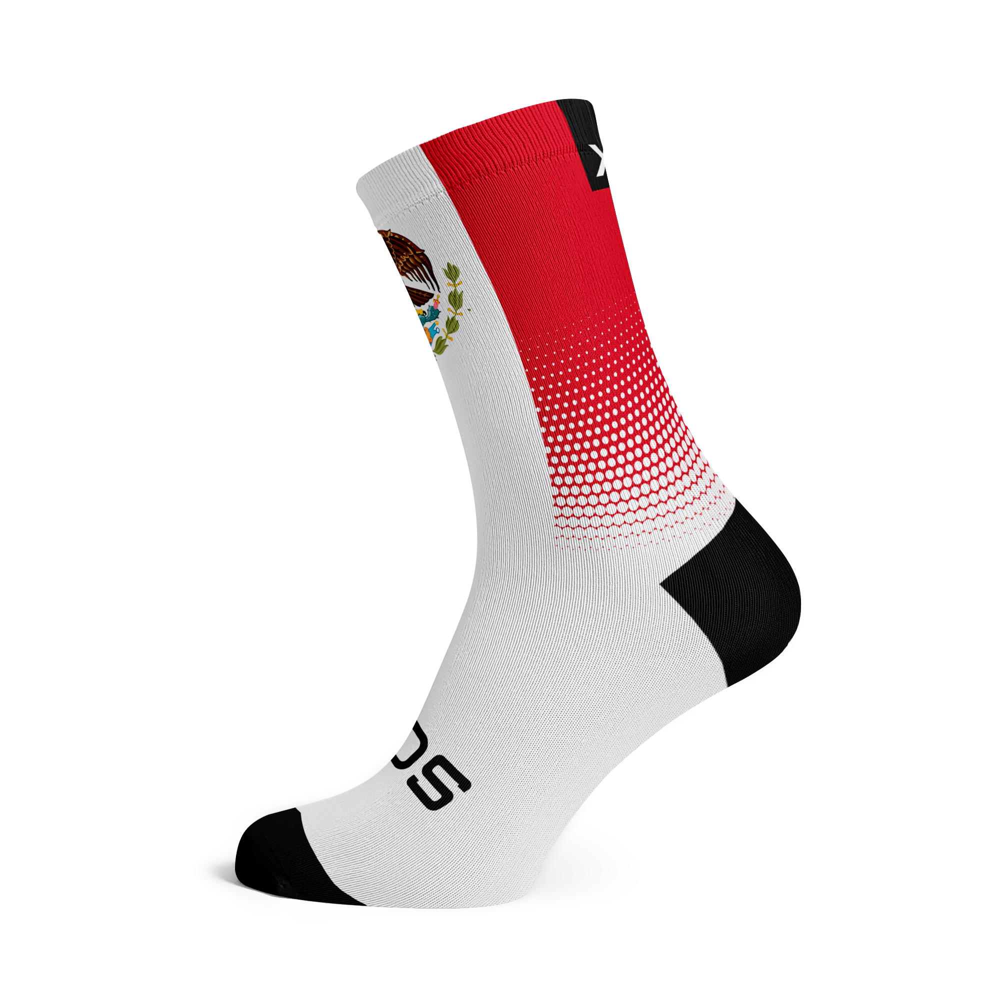 Mexico Flag Crew Socks