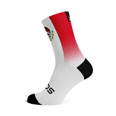 Mexico Flag Crew Socks