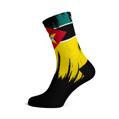 Mozambique Splash Flag Crew Socks
