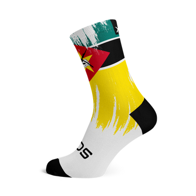 Mozambique Splash Flag Crew Socks
