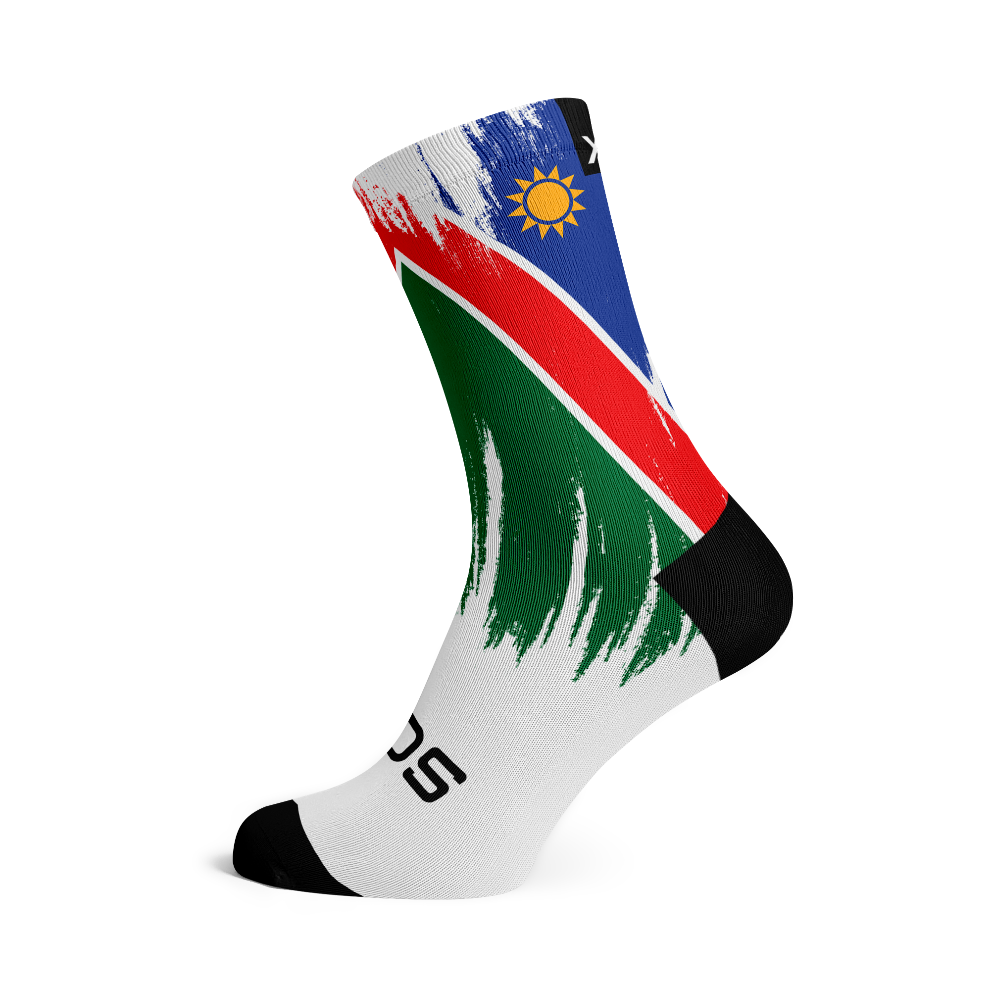 Namibia Splash Flag Crew Socks