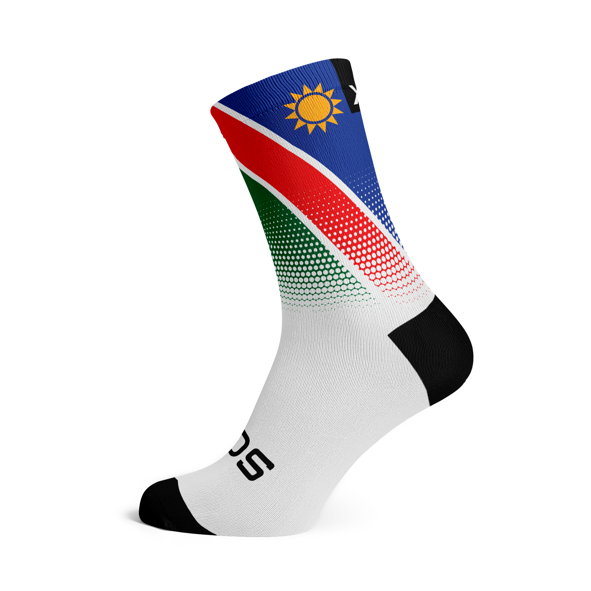 Namibia Flag Crew Socks
