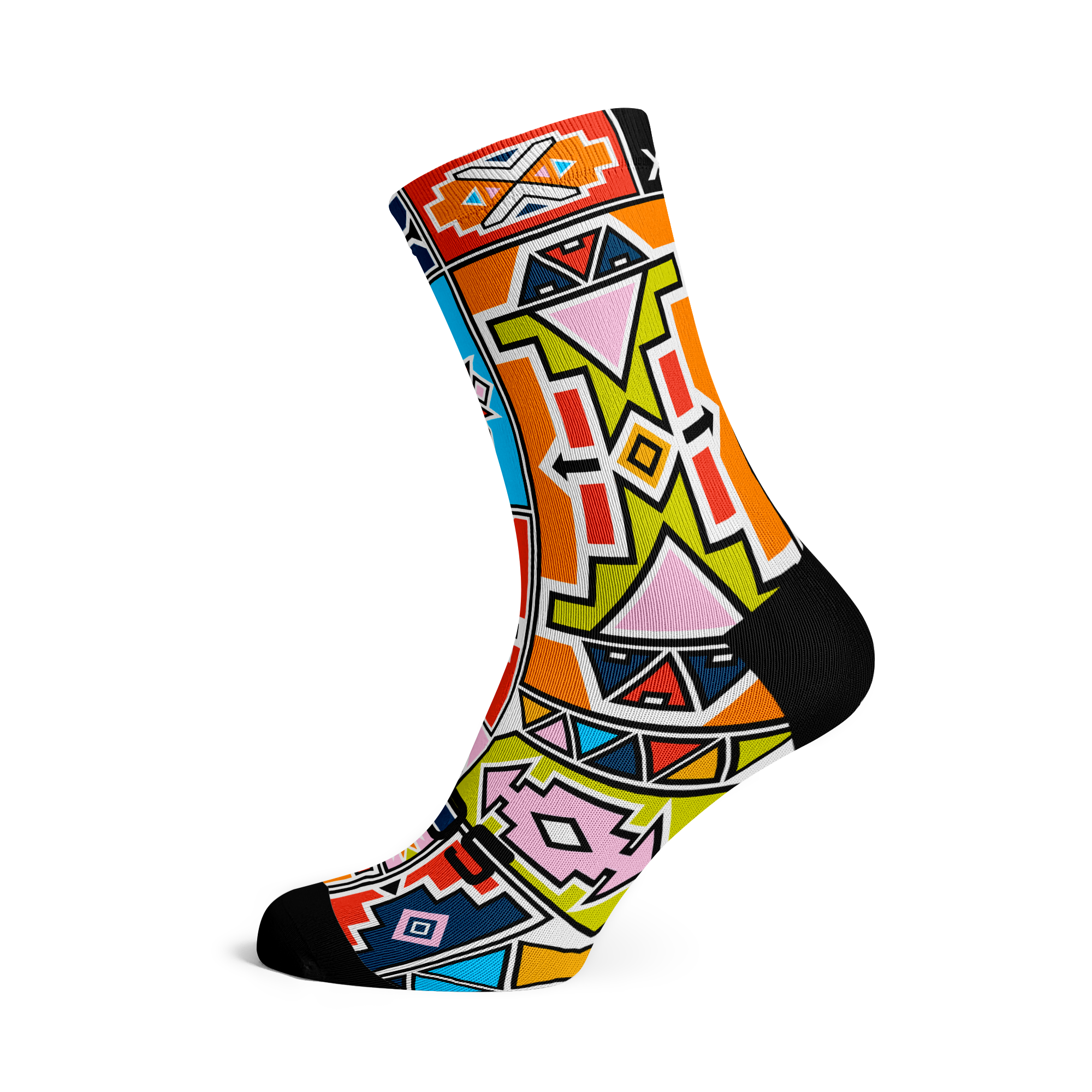Ndebele Heritage Crew Socks