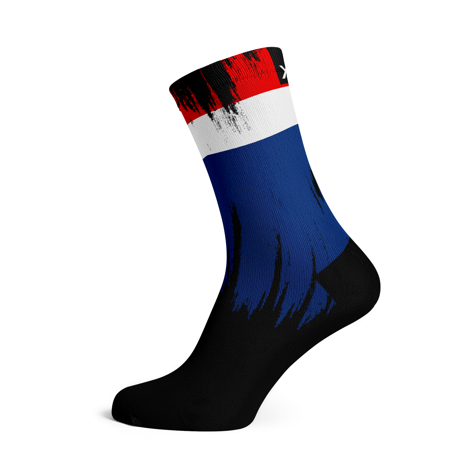 Netherlands Splash Flag Crew Socks