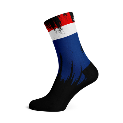 Netherlands Splash Flag Crew Socks