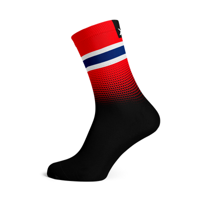 Norway Flag Crew Socks